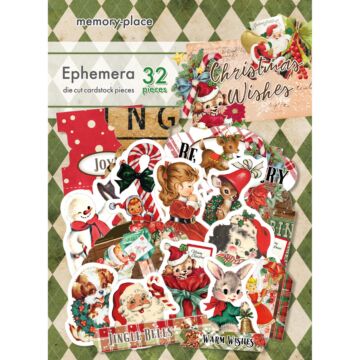 Memory Place Christmas Wishes Ephemera