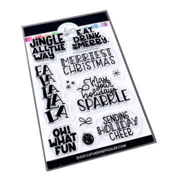 Catherine Pooler Stamp Set - Merriest Sentiments