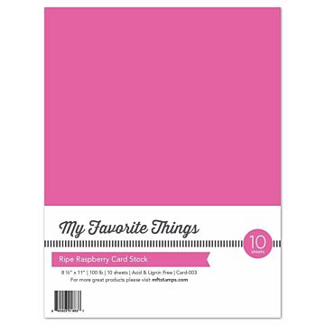 My Favorite Things 8.5X11 Cardstock, Ripe Raspberry