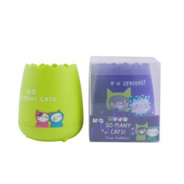 So Many Cats Pen Holder (Green)