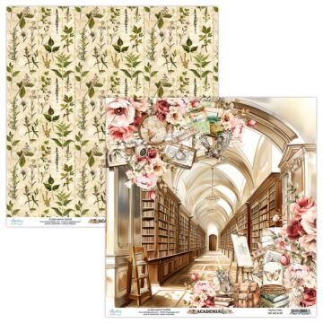 Mintay Papers 12X12 Patterned Paper, Academia 01