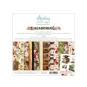 Mintay Papers 6X6 Paper Pad, Academia