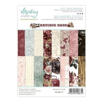 Mintay Papers 6X8 Add-on Paper Pad, Antique Shop