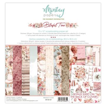 Mintay Papers 12X12 Paper Set, Blissful Time