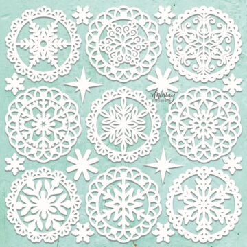 Mintay Papers Mintay Chippies, Decor - Winter Doilies