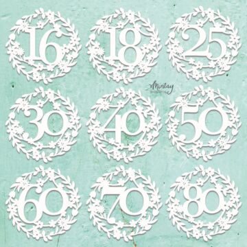 Mintay Papers Mintay Chippies, Decor - Jubilee Numbers