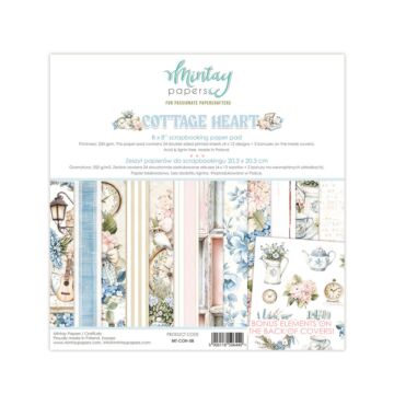 Mintay Papers 8X8 Paper Pad, Cottage Heart