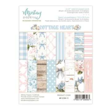 Mintay Papers 6X8 Add-on Paper Pad, Cottage Heart