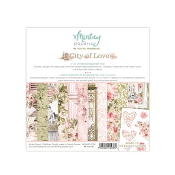 Mintay Papers 6X6 Paper Pad, City of Love