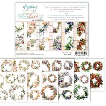 Mintay Papers 6X8 Paper Pad, Flora Book 10