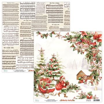 Mintay Holly Jolly 12x12 Patterned Paper 03