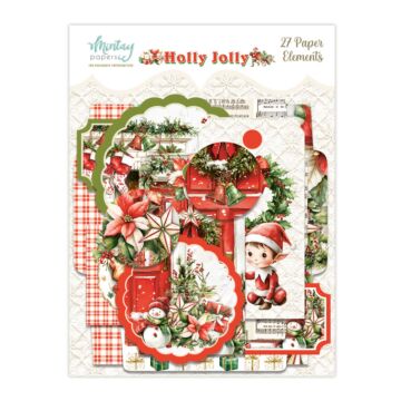 Mintay Papers Paper Elements, Holly Jolly (27pc)