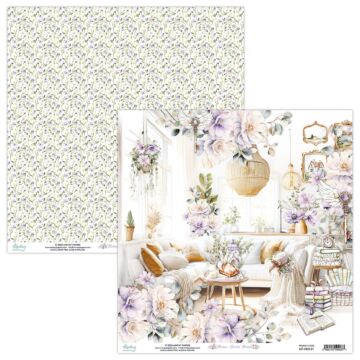 Mintay Papers 12X12 Patterned Paper, Home Sweet Home 01