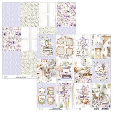 Mintay Papers 12X12 Patterned Paper, Home Sweet Home 06
