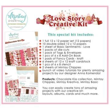 Mintay Papers Creative Kit, Love Story