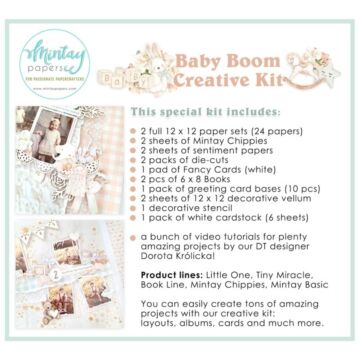 Mintay Papers Creative Kit, Baby Boom