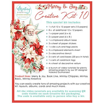 Mintay Papers Creative Kit, Merry & Joy