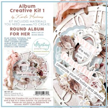 Mintay Papers Album Creative Kit, 1 (Round Album for Her)