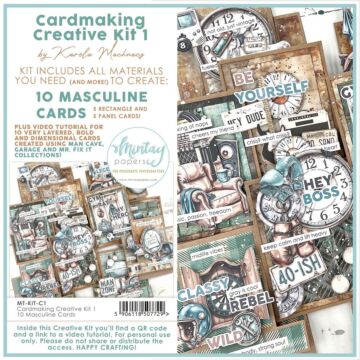 Mintay Cardmaking Creative Kit 1 (10 Masculine Cards)