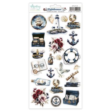 Mintay Papers 6X12 Paper Stickers, Lighthouse - Elements