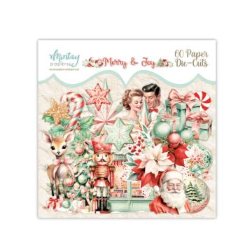 Mintay Papers Paper Die Cuts, Merry & Joy (60pc)