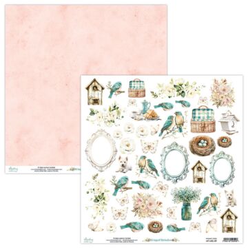 Mintay Winged Melodies 12x12 Patterned Paper Elements