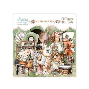 Mintay Papers Paper Die Cuts, Music Garden (60pc)