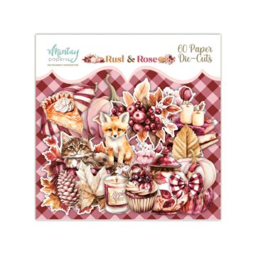 Mintay Papers Paper Die Cuts, Rust & Rose (60pc)