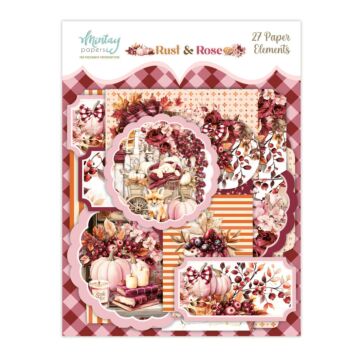 Mintay Papers Paper Elements, Rust & Rose (27pc)