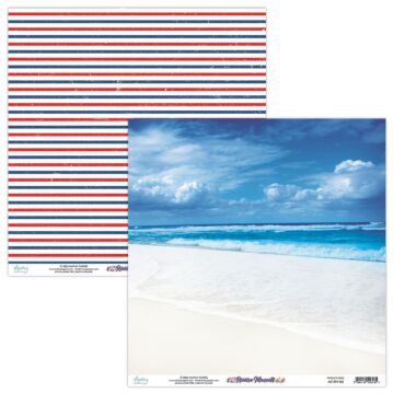 Mintay Papers 12X12 Patterned Paper, Riviera Moments 04