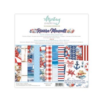 Mintay Papers 8X8 Paper Pad, Riviera Moments