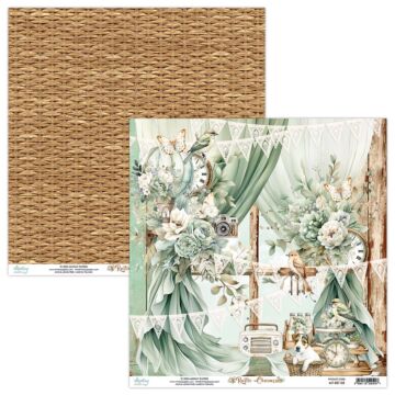 Mintay Papers 12X12 Patterned Paper, Rustic Charms 03