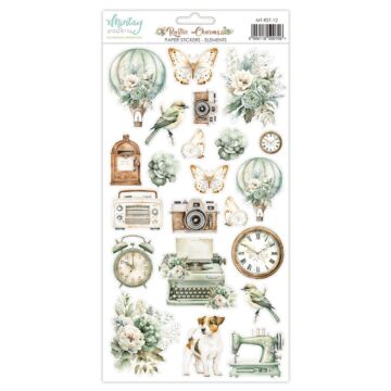 Mintay Papers 6X12 Paper Stickers, Rustic Charms - Elements