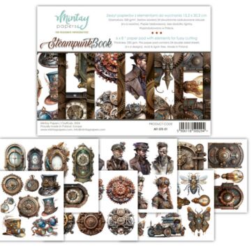 Mintay Papers 6X8 Paper Pad, Steampunk Book
