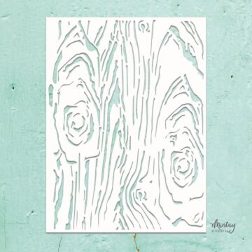 Mintay Papers Mintay Kreativa Stencil, Woodgrain