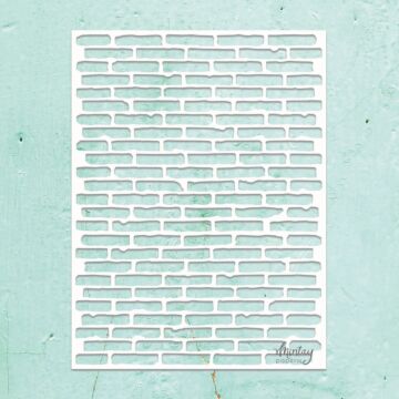 Mintay Kreativa Stencil, Brick Wall