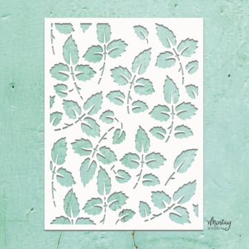 Mintay Papers Mintay Kreativa Stencil, Rose Leaves