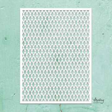 Mintay Papers Mintay Kreativa Stencil, Diamond Pattern