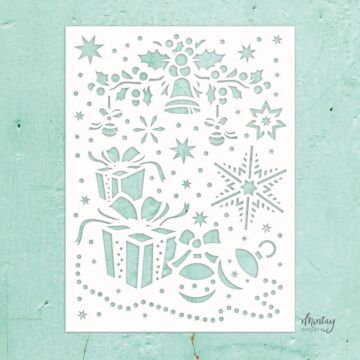 Mintay Papers Mintay Kreativa Stencil, Christmas Mix