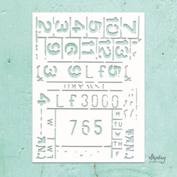 Mintay Papers Mintay Kreativa Stencil, Mixed 3