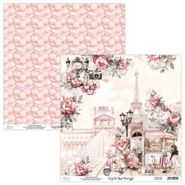 Mintay Papers 12X12 Patterned Paper, See You In Paris 01
