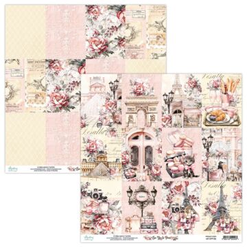 Mintay Papers 12X12 Patterned Paper, See You In Paris 06