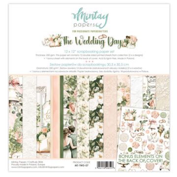 Mintay Papers Wedding Day 12X12 Paper Set