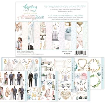 Mintay Papers 6X8 Paper Pad, Wedding Book