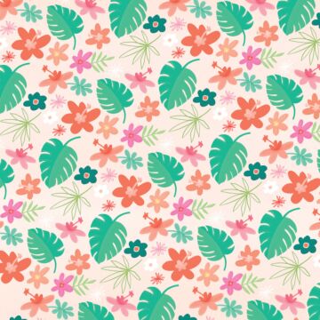 My Mind's Eye - Palm Beach Patterned paper - Floral
