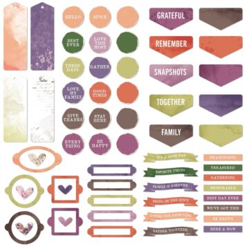 49 and Market Chipboard Set, ARToptions Plum Grove