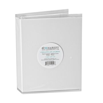49 and Market Create-An-Album Tall Standard Album Cover, White