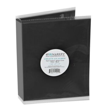 49 and Market Create-An-Album Tall Standard Album Cover, Black