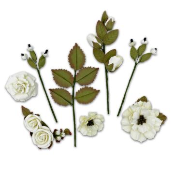 49 and Market Handmade Paper Flowers, Nature's Bounty - Cream
