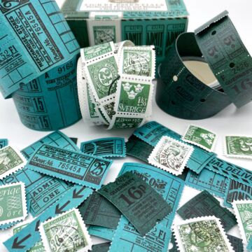 49 & Market Ticket Essentials, Vintage Bits - Lagoon